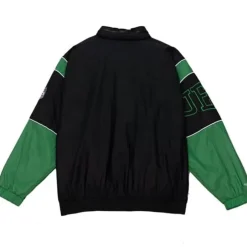 Men Mitchell & Ness Jackets & Outerwear-Authentic Sideline Jacket New York Jets