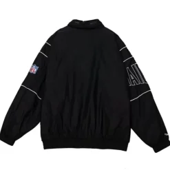 Men Mitchell & Ness Jackets & Outerwear-Authentic Sideline Jacket Los Angeles Raiders