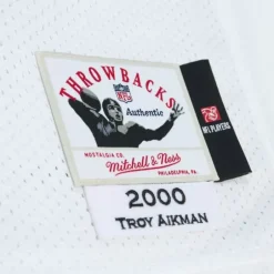 Mitchell & Ness Nfl Authentic-Authentic Troy Aikman Dallas Cowboys White 2000 Jersey