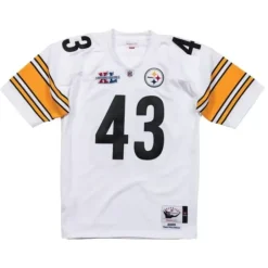 Mitchell & Ness Nfl Authentic-Authentic Troy Polamalu Pittsburgh Steelers Jersey