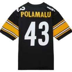 Mitchell & Ness Nfl Authentic-Authentic Troy Polamalu Pittsburgh Steelers 2007 Jersey