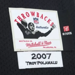 Mitchell & Ness Nfl Authentic-Authentic Troy Polamalu Pittsburgh Steelers 2007 Jersey