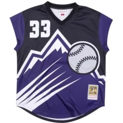 Mitchell & Ness Mlb Authentic-Authentic Turn Ahead The Clock Jersey Colorado Rockies 1999 Larry Walker