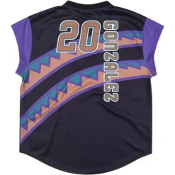 Mitchell & Ness Mlb Authentic-Authentic Turn Ahead The Clock Jersey Arizona Diamondbacks 1999 Luis Gonzalez