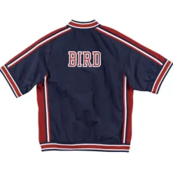 Men Mitchell & Ness Jackets & Outerwear-Authentic Warm Up Jacket Team Usa 1992 Larry Bird