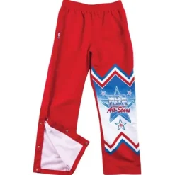Men Mitchell & Ness Pants-Authentic Warm Up Pants All-Star West 1991
