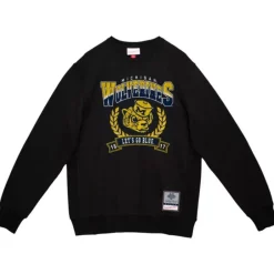 Men Mitchell & Ness Hoodies & Sweatshirts-Baseline Crew University Of Michigan