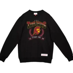 Men Mitchell & Ness Hoodies & Sweatshirts-Baseline Crew Usc