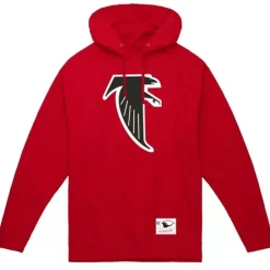 Men Mitchell & Ness Hoodies & Sweatshirts-Basic Logo 1 Hoodie Atlanta Falcons