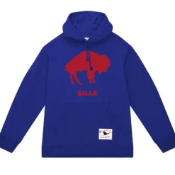 Men Mitchell & Ness Hoodies & Sweatshirts-Basic Logo 1 Hoodie Buffalo Bills