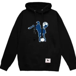 Men Mitchell & Ness Hoodies & Sweatshirts-Basic Logo 1 Hoodie Indianapolis Colts