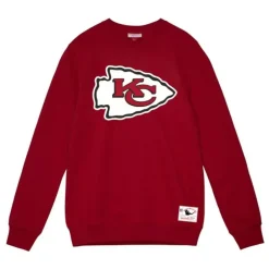 Men Mitchell & Ness Hoodies & Sweatshirts-Basic Logo 1 Hoodie Kansas City Chiefs