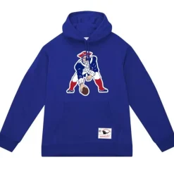 Men Mitchell & Ness Hoodies & Sweatshirts-Basic Logo 1 Hoodie New England Patriots