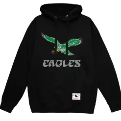 Men Mitchell & Ness Hoodies & Sweatshirts-Basic Logo 2 Hoodie Philadelphia Eagles