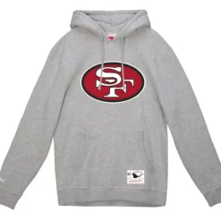 Men Mitchell & Ness Hoodies & Sweatshirts-Basic Logo 1 Hoodie San Francisco 49Ers