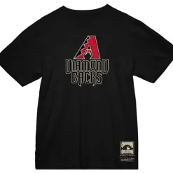 Men Mitchell & Ness T-Shirts & Tops-Basic Logo 1 Tee Arizona Diamondbacks