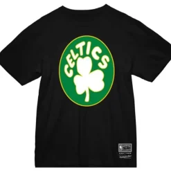 Men Mitchell & Ness T-Shirts & Tops-Basic Logo 1 Tee Boston Celtics