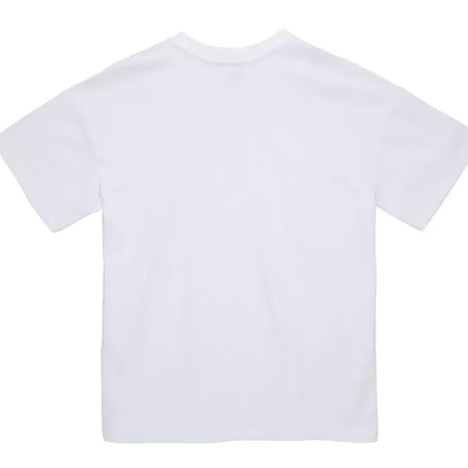 Men Mitchell & Ness T-Shirts & Tops-Basic Logo 2 Tee Cincinnati Reds