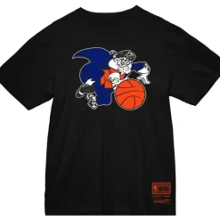 Men Mitchell & Ness T-Shirts & Tops-Basic Logo 1 Tee New York Knicks