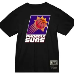 Men Mitchell & Ness T-Shirts & Tops-Basic Logo 2 Tee Phoenix Suns