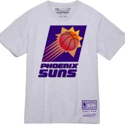 Men Mitchell & Ness T-Shirts & Tops-Basic Logo 2 Tee Phoenix Suns