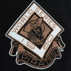 Men Mitchell & Ness T-Shirts & Tops-Batter Up Ls Tee Pittsburgh Pirates Roberto Clemente