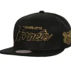 Mitchell & Ness Snapback-Bhm Script Snapback Hwc Charlotte Hornets