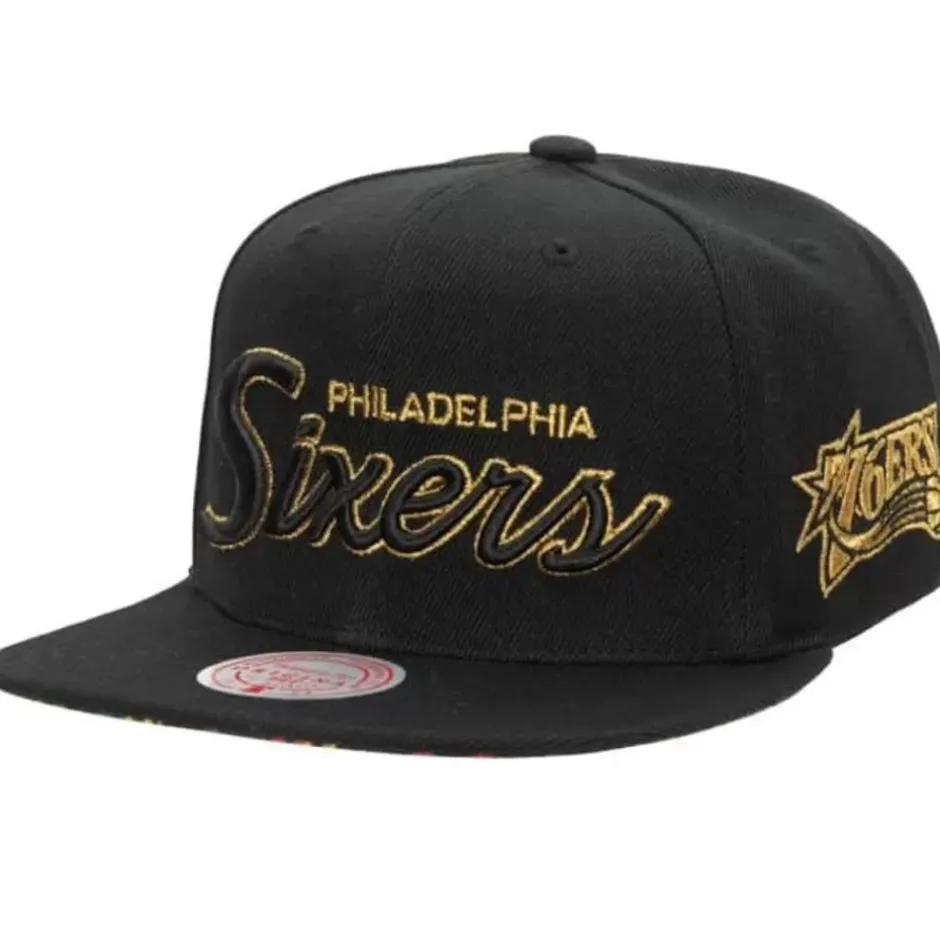 Mitchell & Ness Snapback-Bhm Script Snapback Hwc Philadelphia 76Ers