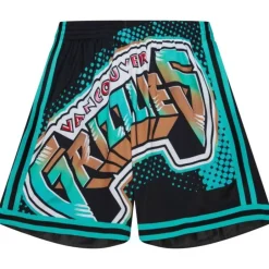 Men Mitchell & Ness Shorts-Big Face 7.0 Fashion Shorts Vancouver Grizzlies