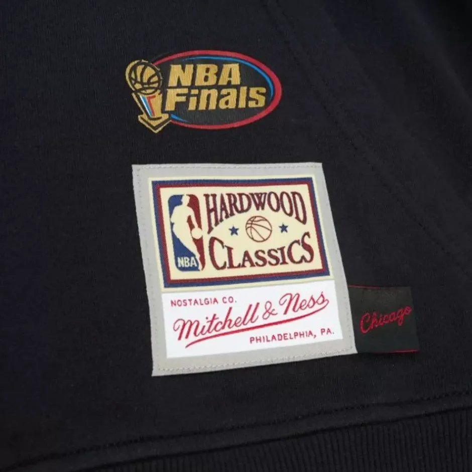 Men Mitchell & Ness Hoodies & Sweatshirts-Big Face 7.0 Hoodie Chicago Bulls