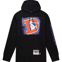 Men Mitchell & Ness Hoodies & Sweatshirts-Big Face 7.0 Hoodie Denver Broncos