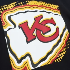 Men Mitchell & Ness Hoodies & Sweatshirts-Big Face 7.0 Hoodie Kansas City Chiefs