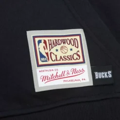 Men Mitchell & Ness Hoodies & Sweatshirts-Big Face 7.0 Hoodie Milwaukee Bucks