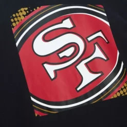 Men Mitchell & Ness Hoodies & Sweatshirts-Big Face 7.0 Hoodie San Francisco 49Ers