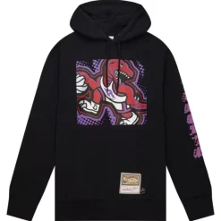 Men Mitchell & Ness Hoodies & Sweatshirts-Big Face 7.0 Hoodie Toronto Raptors