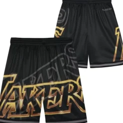 Youth Mitchell & Ness Big Kids-Big Face 4.0 Shorts Los Angeles Lakers