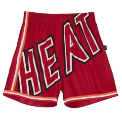 Men Mitchell & Ness Shorts-Big Face 2.0 Shorts Miami Heat