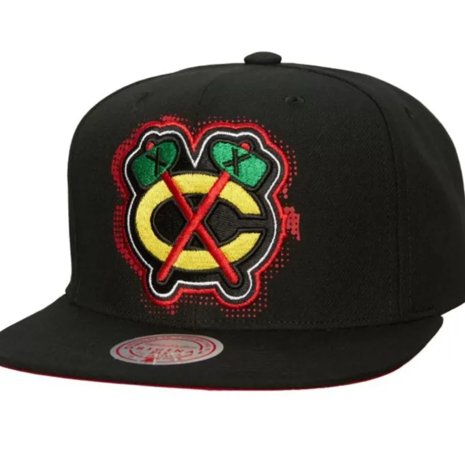 Mitchell & Ness Snapback-Big Face 7.0 Snapback Chicago Blackhawks