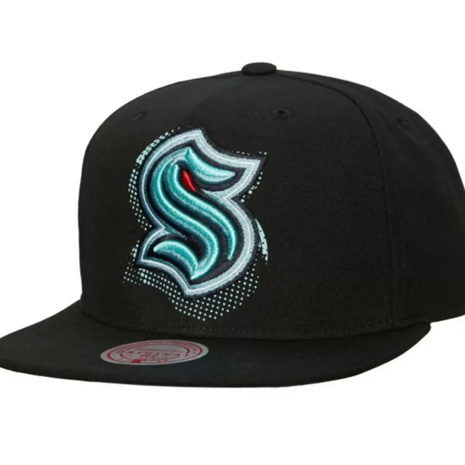 Mitchell & Ness Snapback-Big Face 7.0 Snapback Seattle Kraken