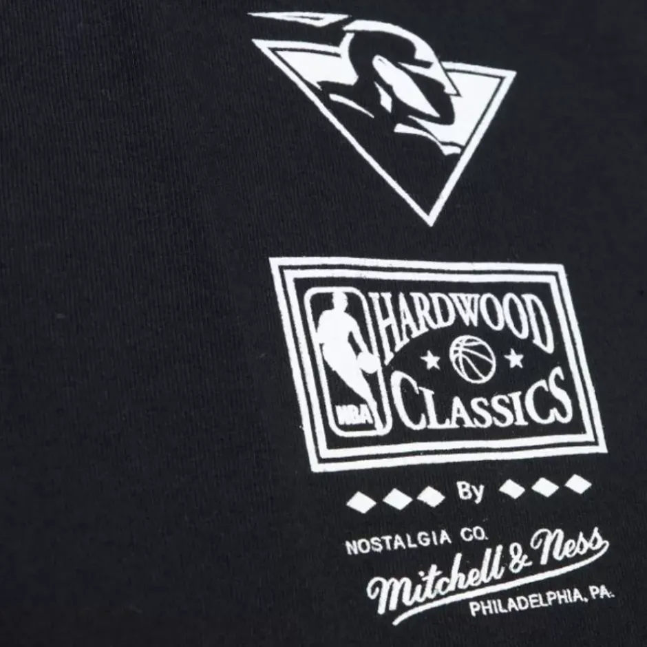 Men Mitchell & Ness T-Shirts & Tops-Big Face 7.0 Ss Tee Golden State Warriors