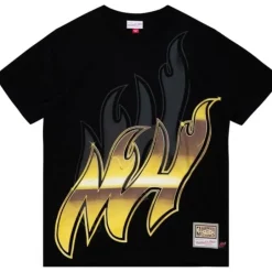 Men Mitchell & Ness T-Shirts & Tops-Big Face 4.0 Ss Tee Miami Heat