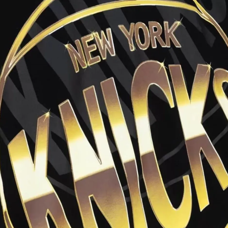 Men Mitchell & Ness T-Shirts & Tops-Big Face 4.0 Ss Tee New York Knicks