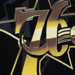 Men Mitchell & Ness T-Shirts & Tops-Big Face 4.0 Ss Tee Philadelphia 76Ers