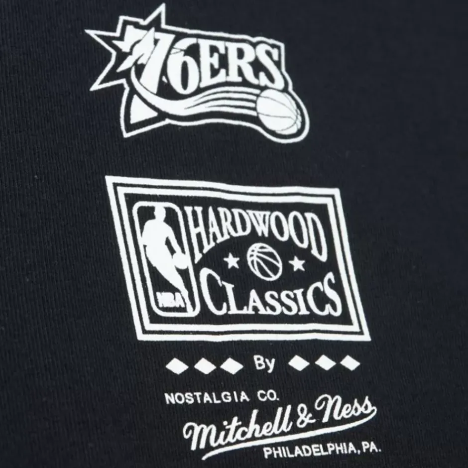 Men Mitchell & Ness T-Shirts & Tops-Big Face 7.0 Ss Tee Philadelphia 76Ers