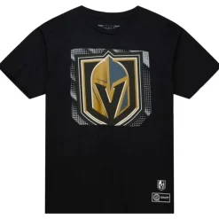 Men Mitchell & Ness T-Shirts & Tops-Big Face 7.0 Ss Tee Vegas Golden Knights