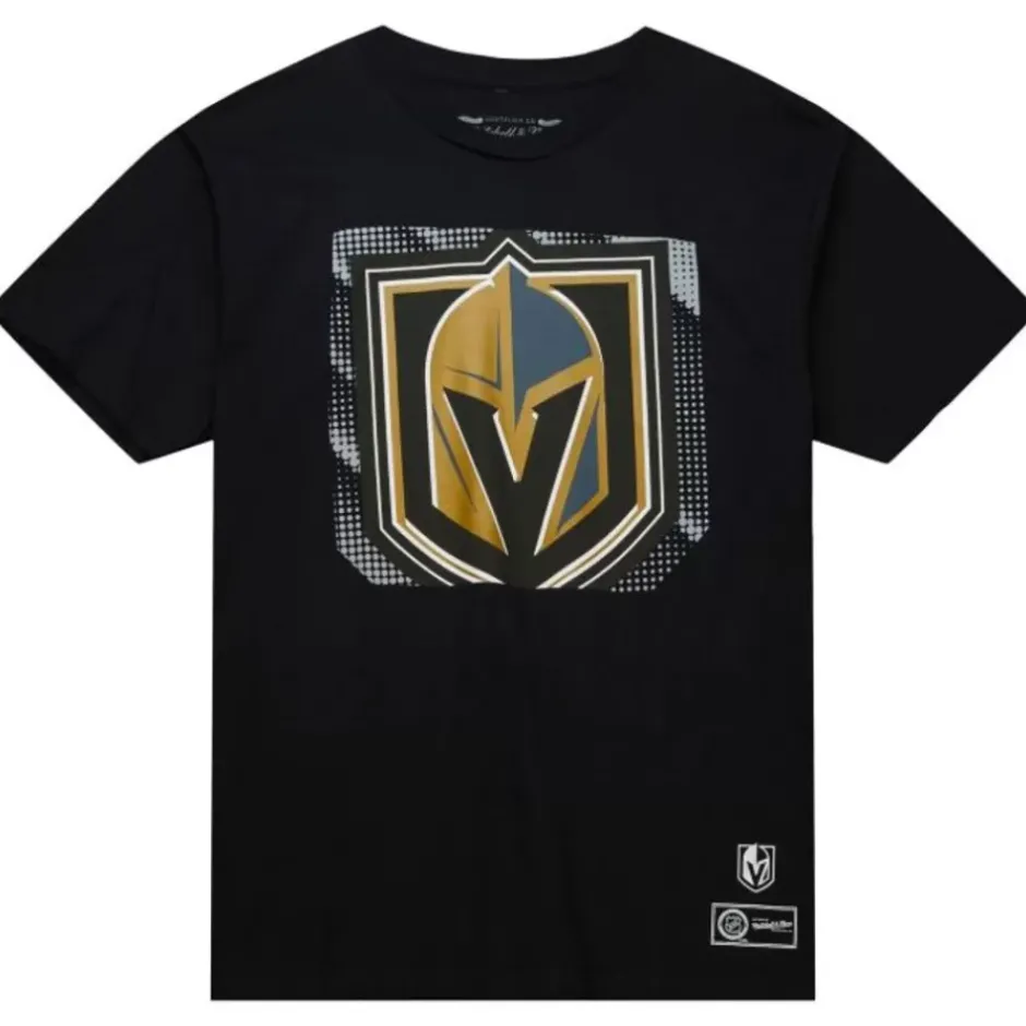 Men Mitchell & Ness T-Shirts & Tops-Big Face 7.0 Ss Tee Vegas Golden Knights