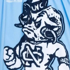 Men Mitchell & Ness Shorts-Big Face Fashion Shorts 5.0 University Of North Carolina