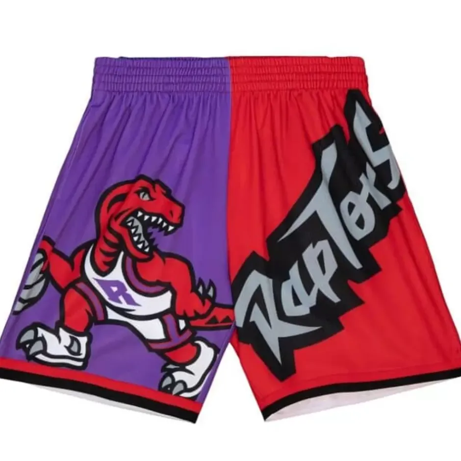 Men Mitchell & Ness Shorts-Big Face Fashion Shorts 5.0 Toronto Raptors