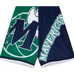 Men Mitchell & Ness Shorts-Big Face Fashion Shorts 5.0 Dallas Mavericks