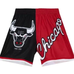 Men Mitchell & Ness Shorts-Big Face Fashion Shorts 5.0 Chicago Bulls
